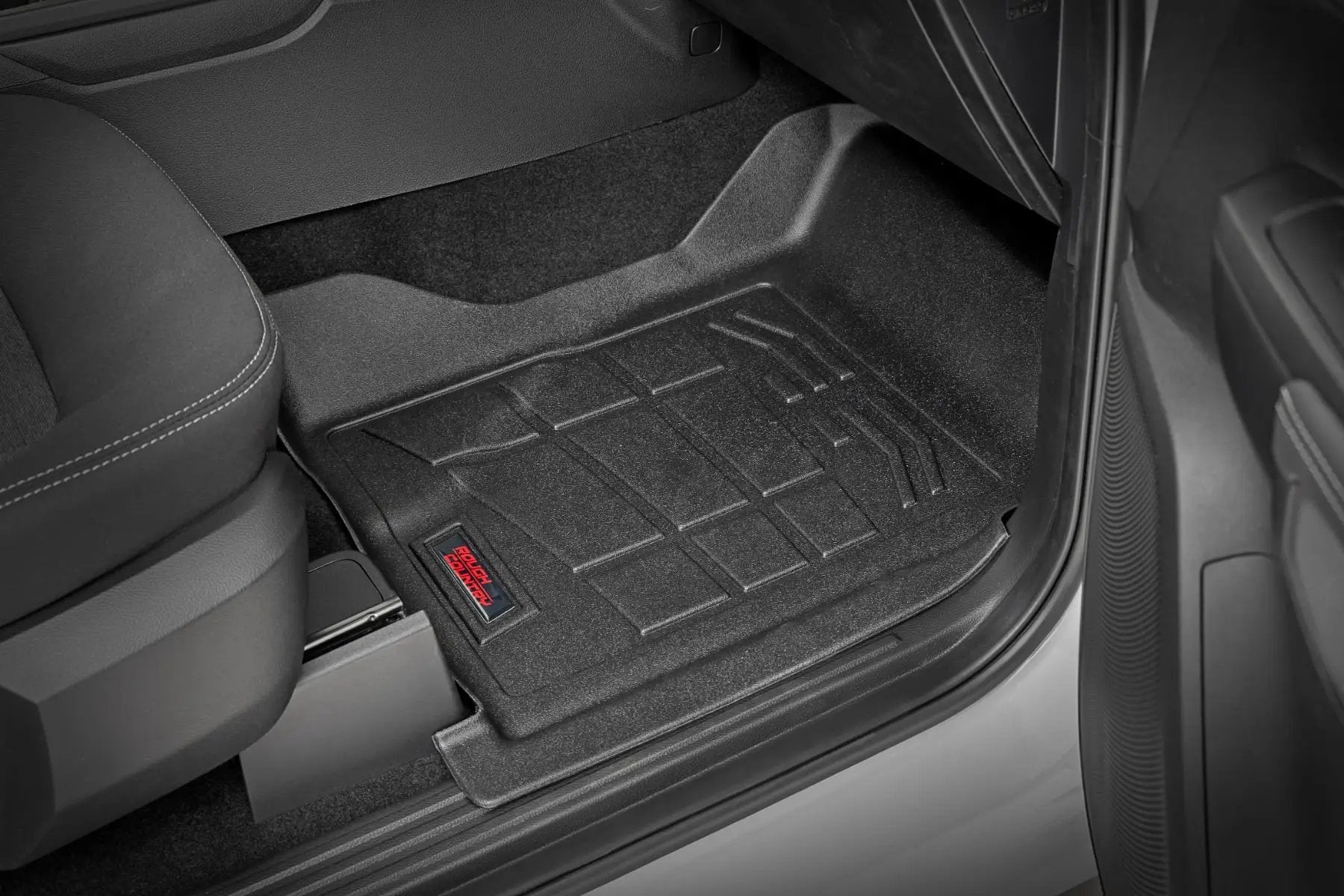 Sure-Fit Floor Mats | Front & Rear | Crew | Ford Ranger 2WD/4WD (2024-2026) by Rough Country