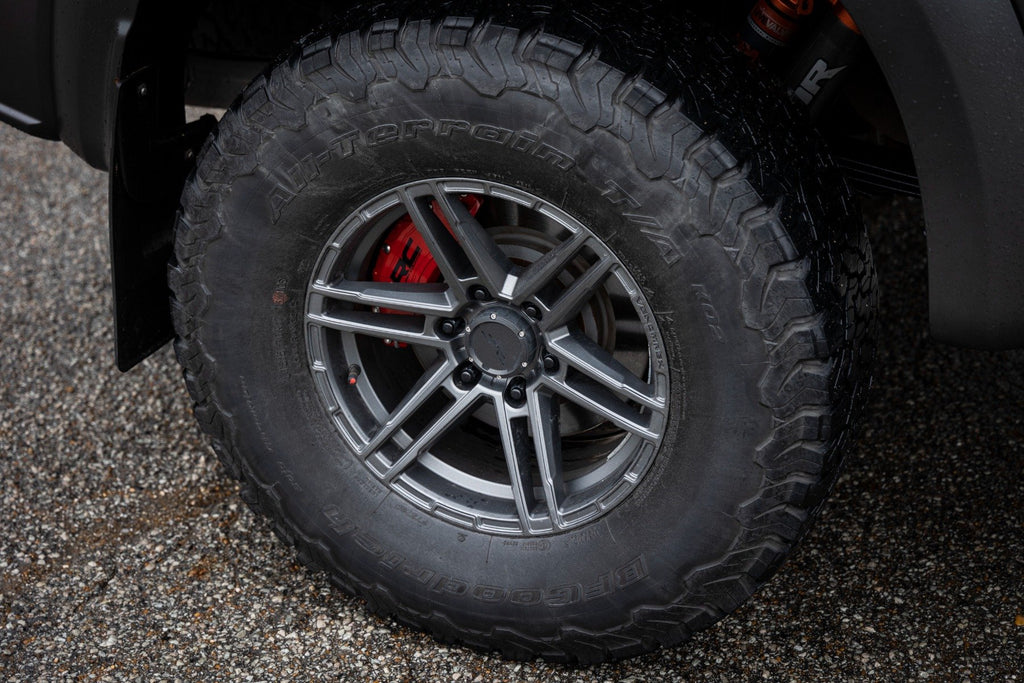 Caliper Covers | Front and Rear | Red | Elec Brakes | Ford Expedition/F-150/Raptor by Rough Country