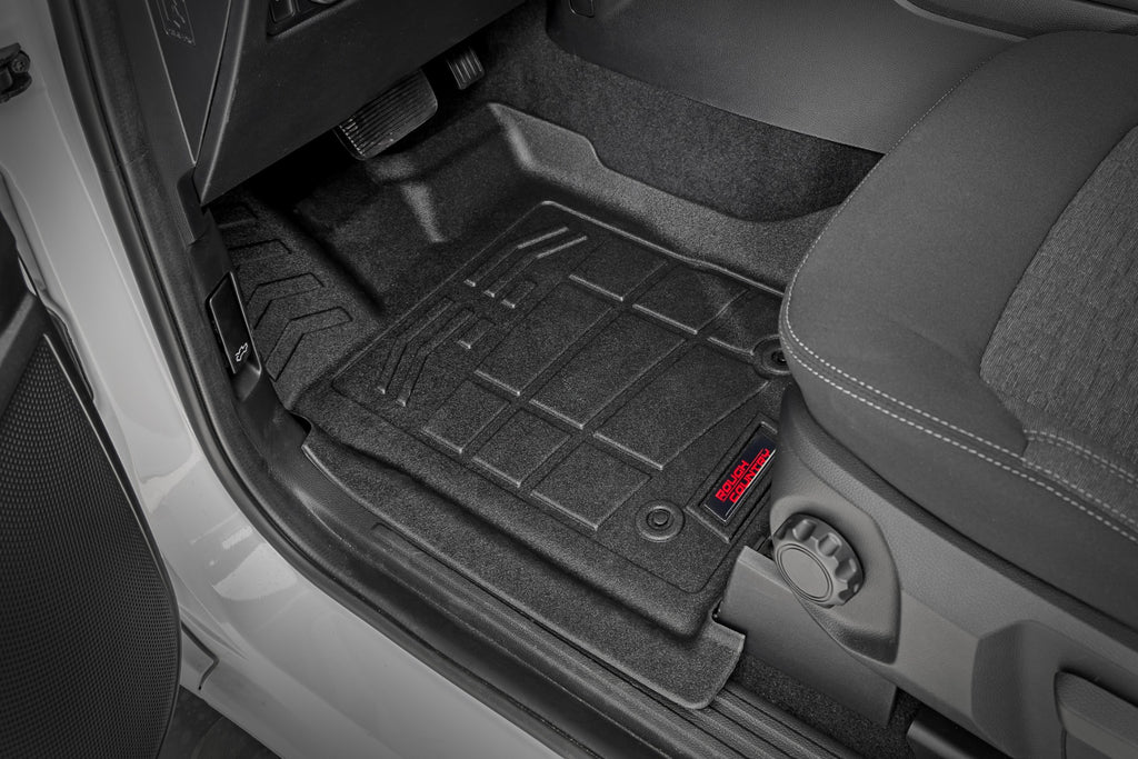 Sure-Fit Floor Mats | Front | Crew | Ford Ranger 2WD/4WD (2024-2026) by Rough Country