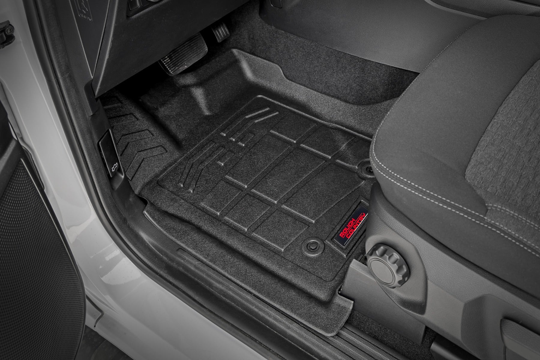 Sure-Fit Floor Mats | Front | Crew | Ford Ranger 2WD/4WD (2024-2026) by Rough Country