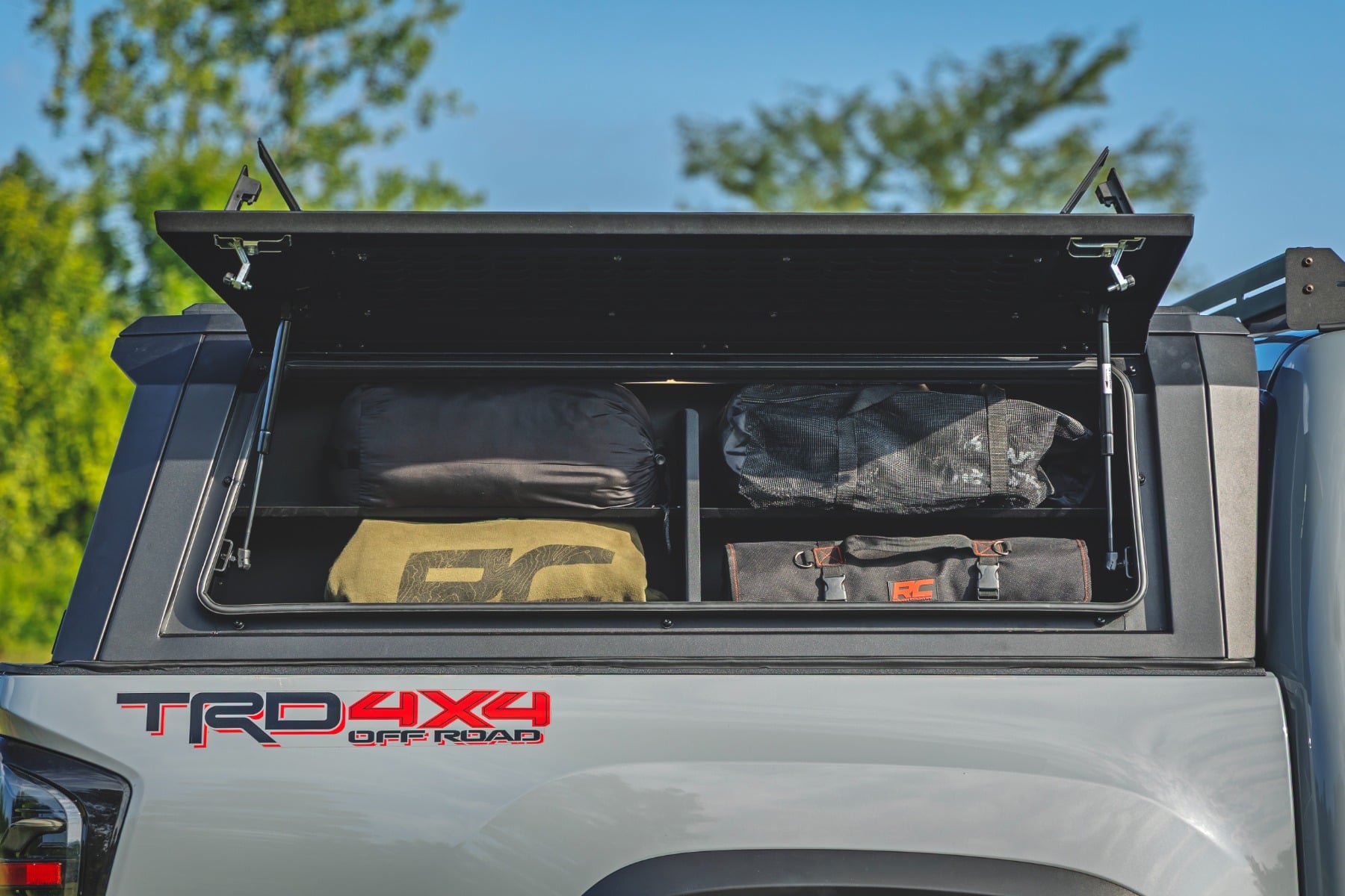 Bed Cap Side Shelf Storage Bin | Passengers Side | Toyota Tacoma (16-23) by Rough Country