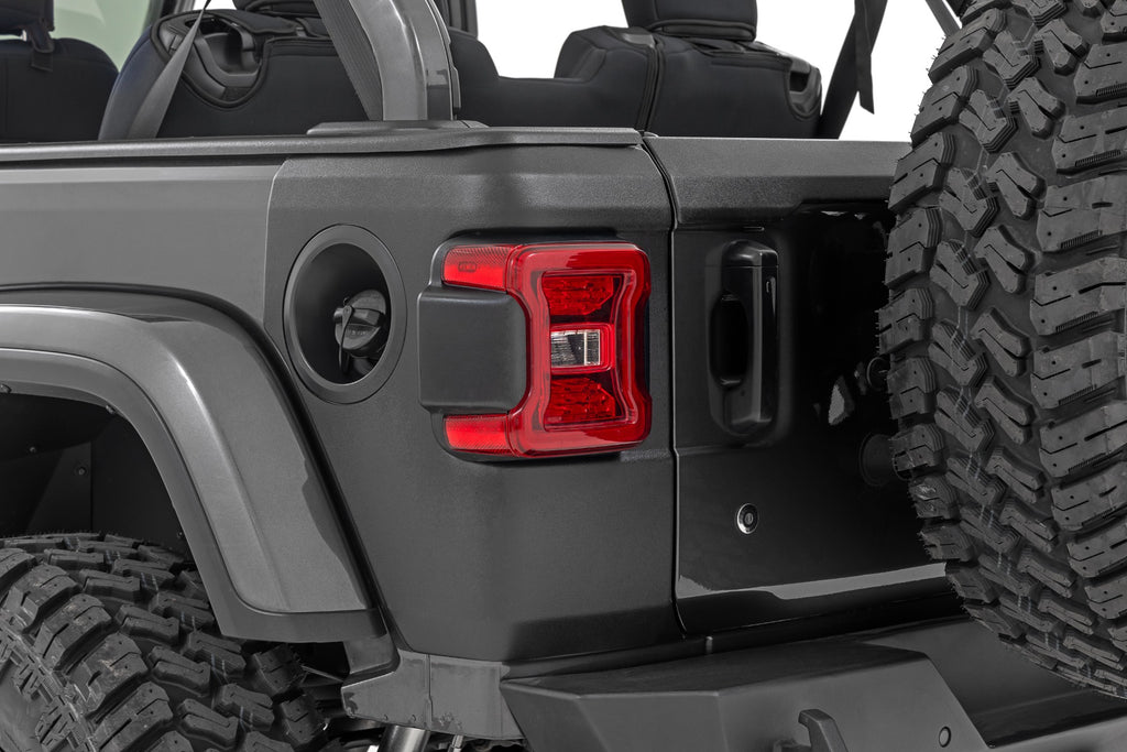 Trail Cladding | Rear Corners | Jeep Wrangler JL/Wrangler Unlimited (18-26) by Rough Country