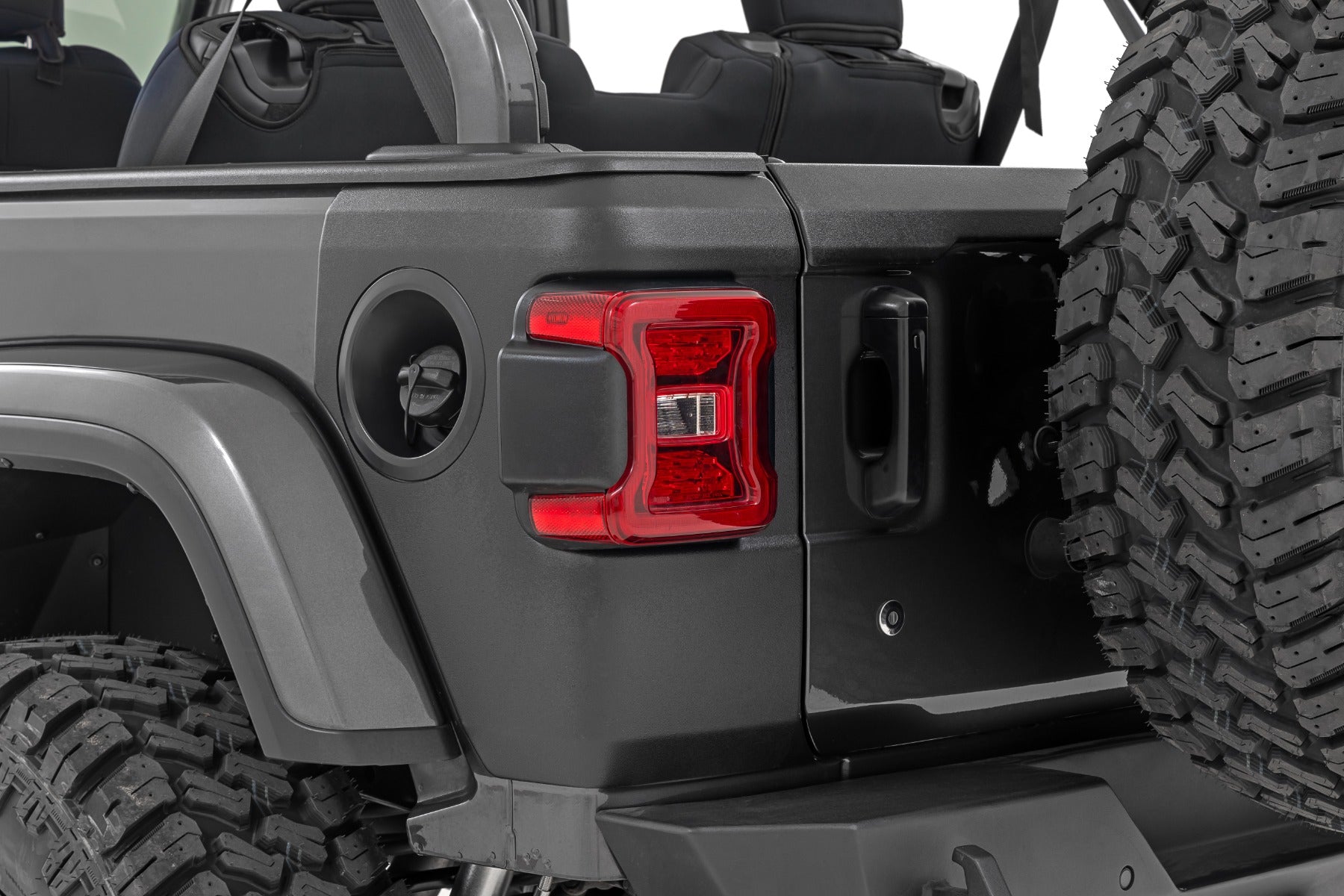 Trail Cladding | Rear Corners | Jeep Wrangler JL/Wrangler Unlimited (18-26) by Rough Country