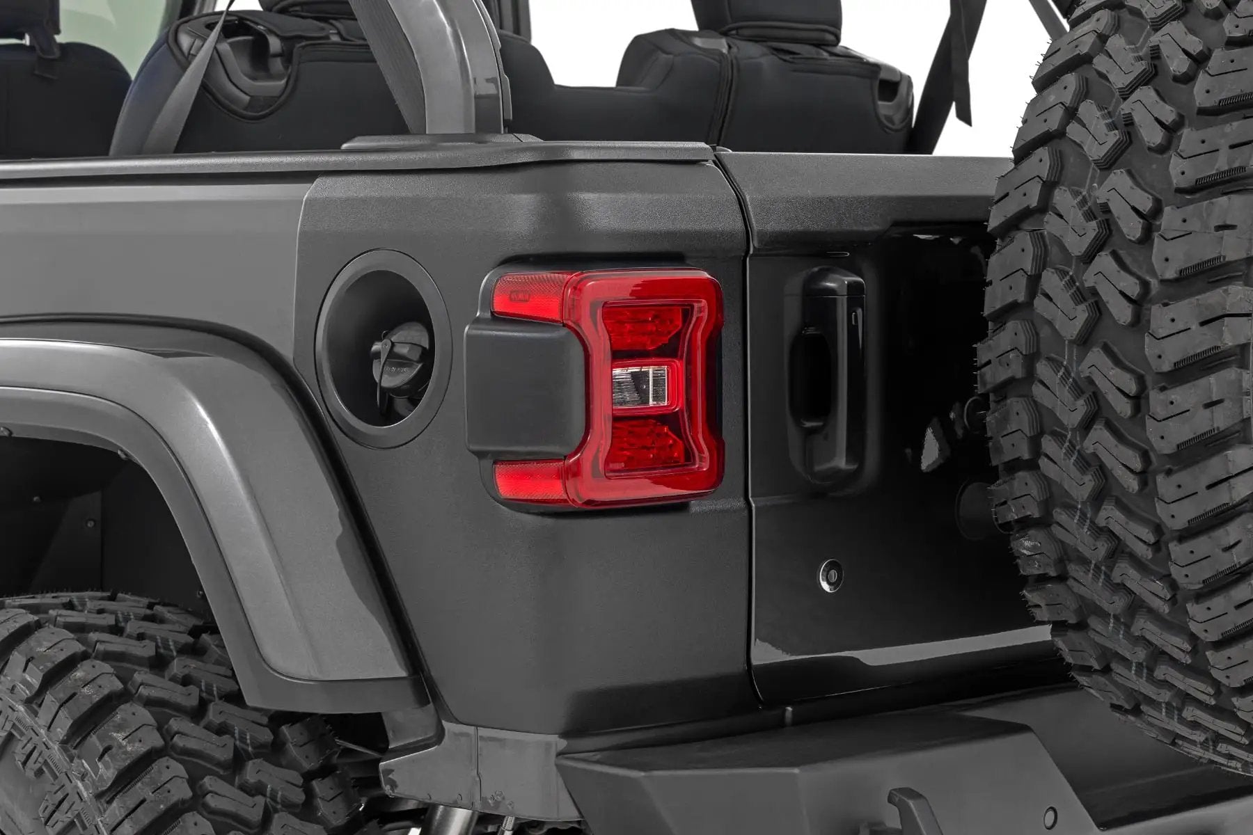 Trail Cladding | Rear Corners | Jeep Wrangler JL/Wrangler Unlimited (18-26) by Rough Country