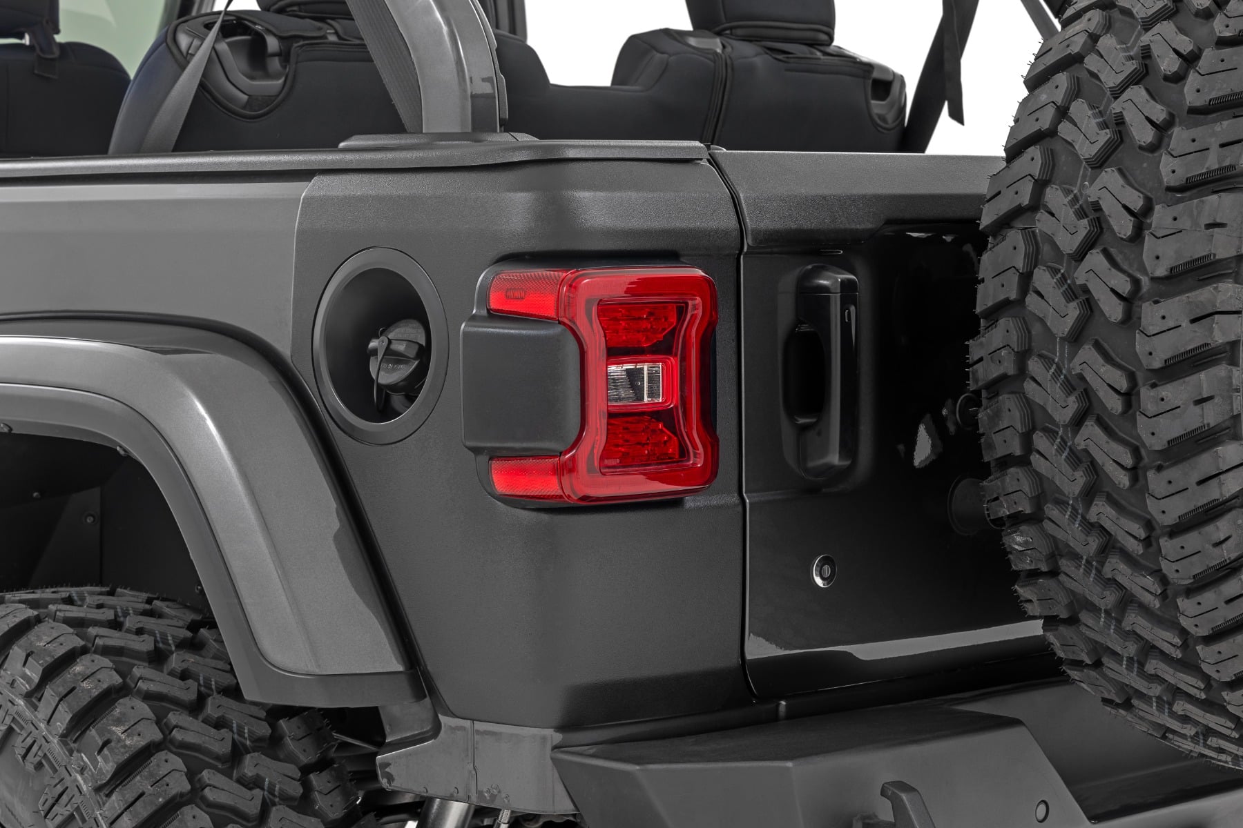 Trail Cladding | Rear Corners | Jeep Wrangler JL/Wrangler Unlimited (18-26) by Rough Country