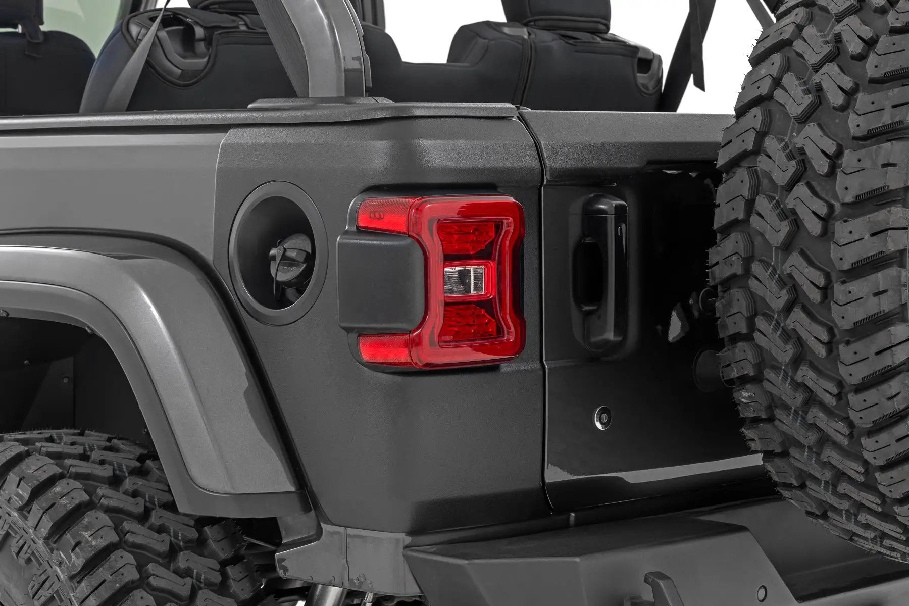 Trail Cladding | Rear Corners | Jeep Wrangler JL/Wrangler Unlimited (18-26) by Rough Country
