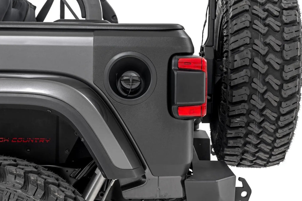 Trail Cladding | Rear Corners | Jeep Wrangler JL/Wrangler Unlimited (18-26) by Rough Country