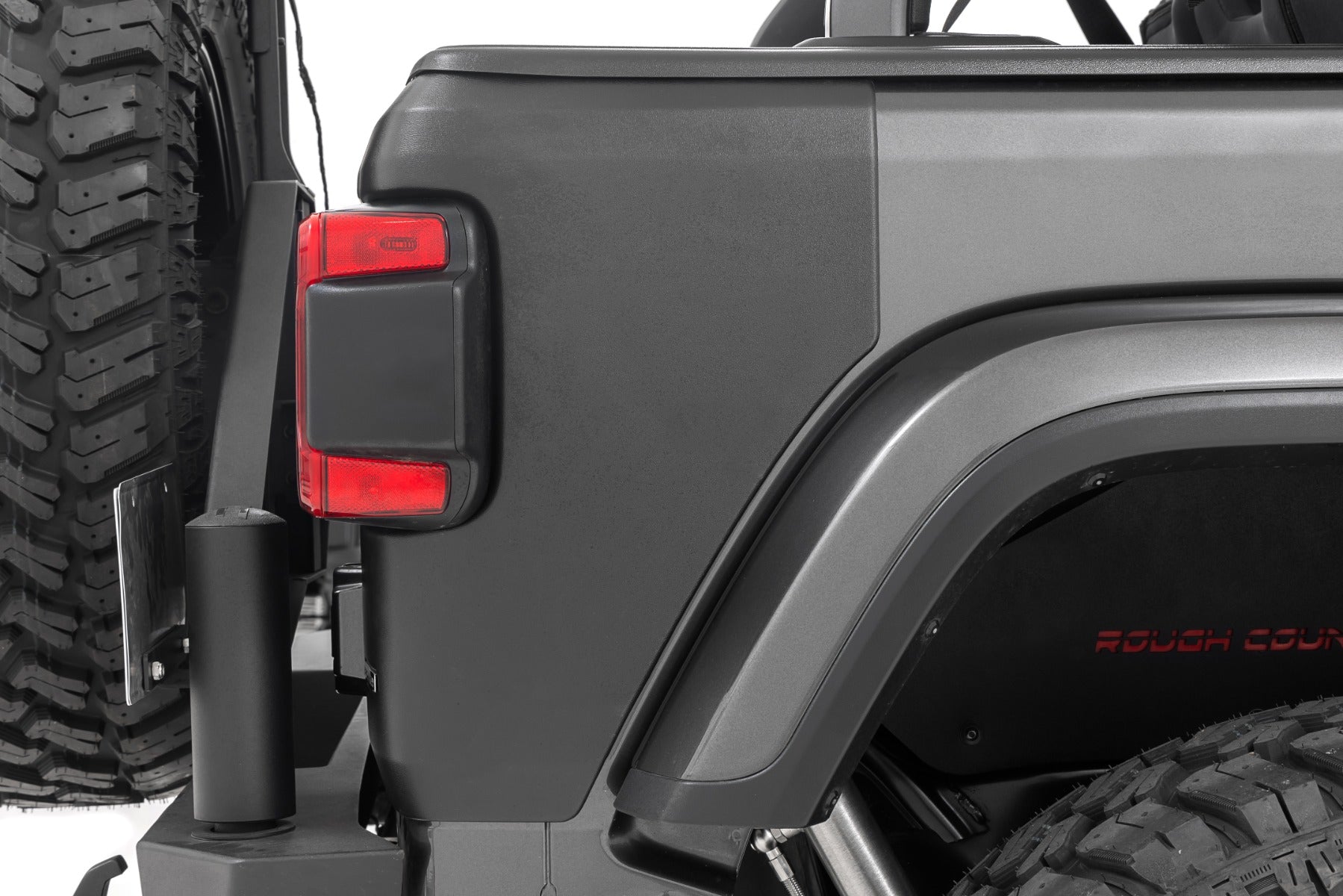 Trail Cladding | Rear Corners | Jeep Wrangler JL/Wrangler Unlimited (18-26) by Rough Country
