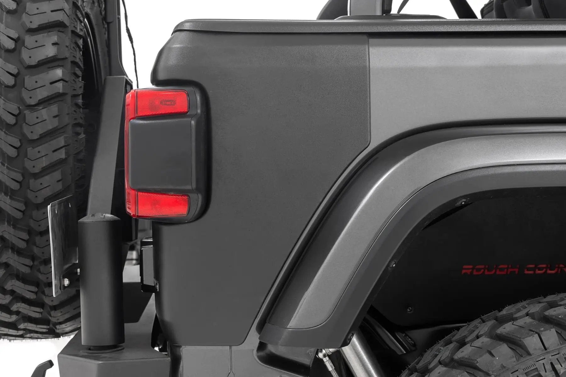 Trail Cladding | Rear Corners | Jeep Wrangler JL/Wrangler Unlimited (18-26) by Rough Country