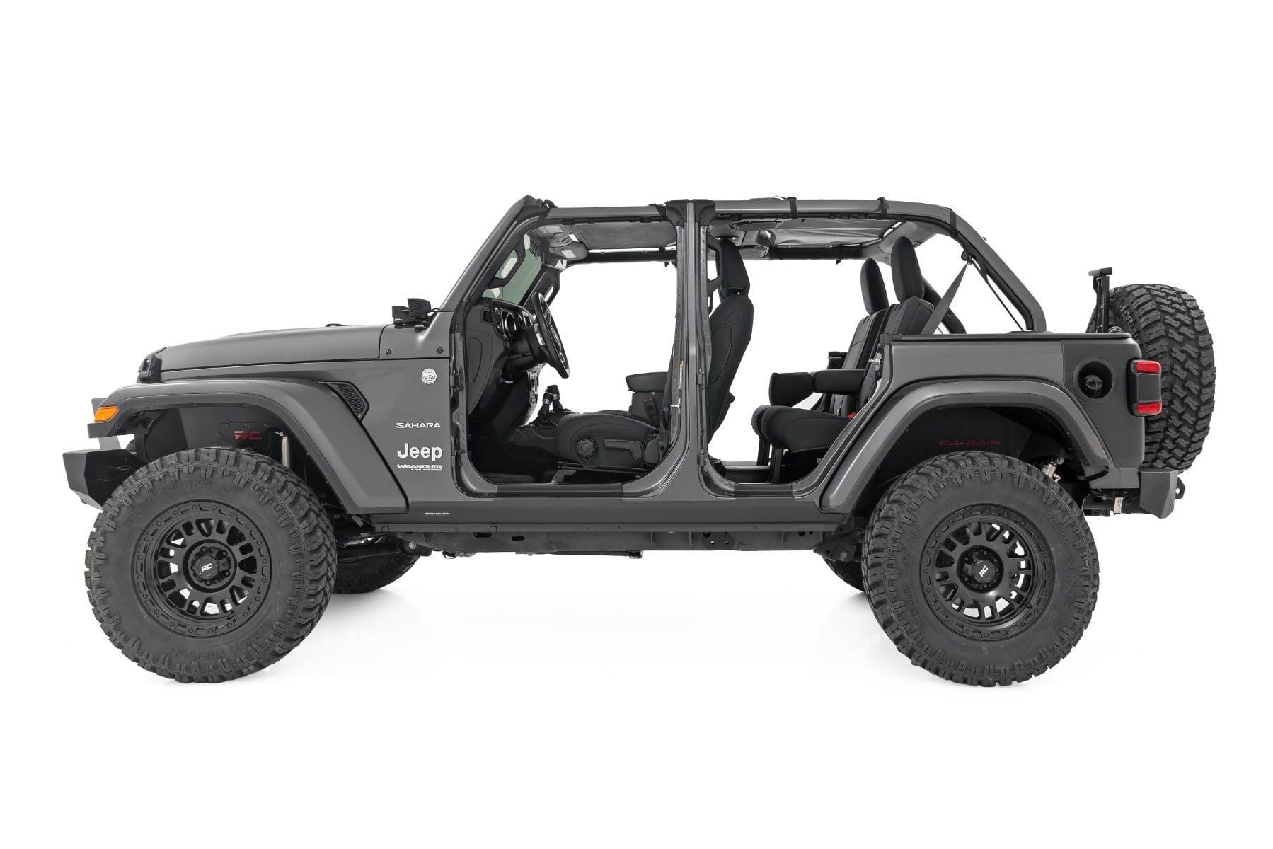 Trail Cladding | Rear Corners | Jeep Wrangler JL/Wrangler Unlimited (18-26) by Rough Country