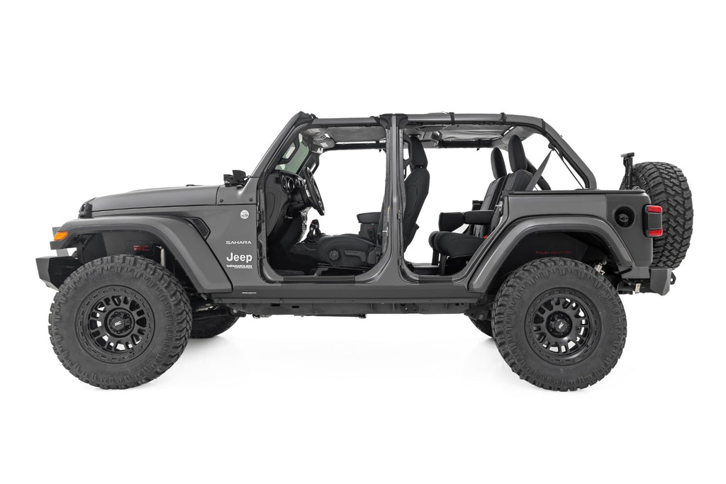 Trail Cladding | Rear Corners | Jeep Wrangler JL/Wrangler Unlimited (18-26) by Rough Country