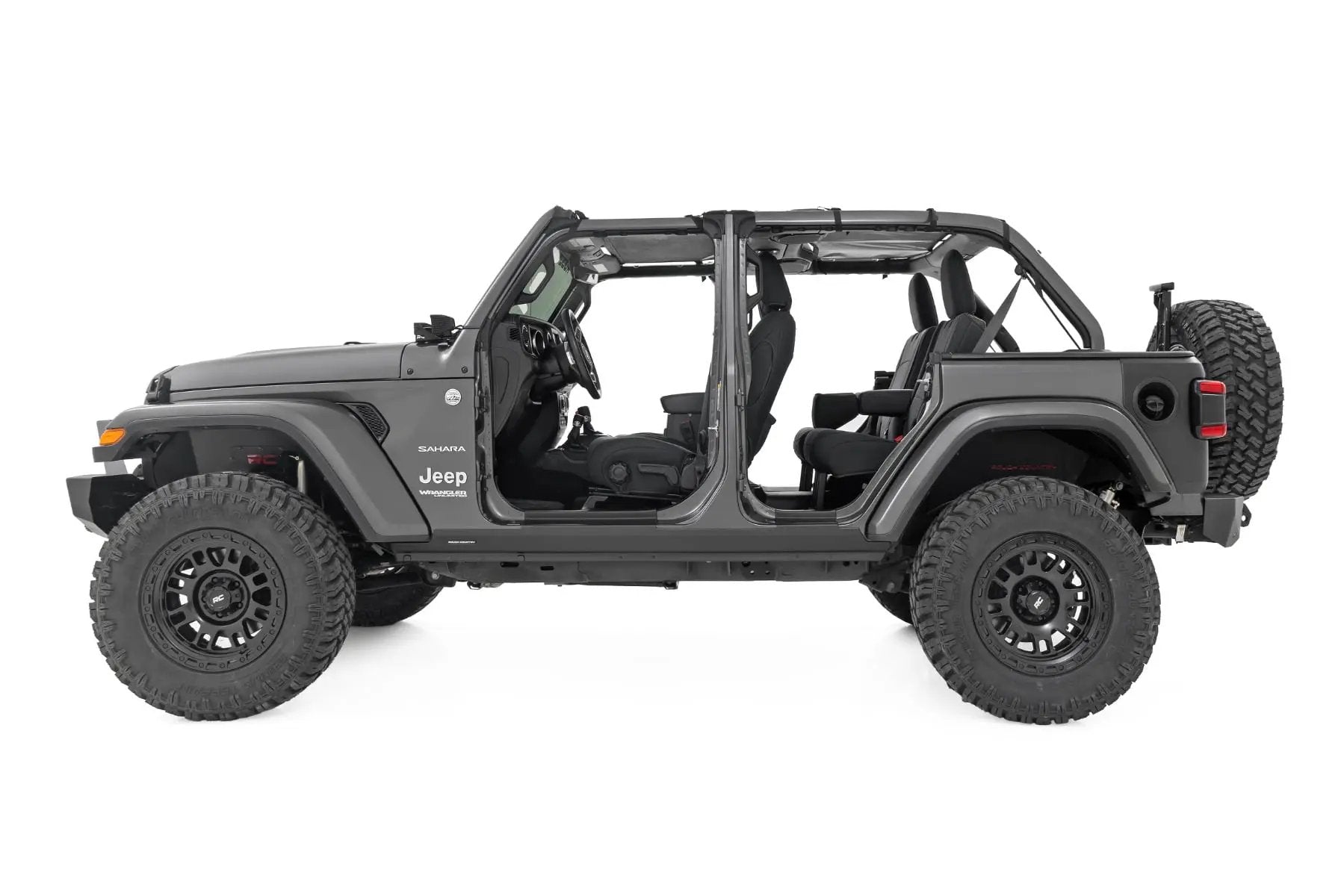 Trail Cladding | Rear Corners | Jeep Wrangler JL/Wrangler Unlimited (18-26) by Rough Country