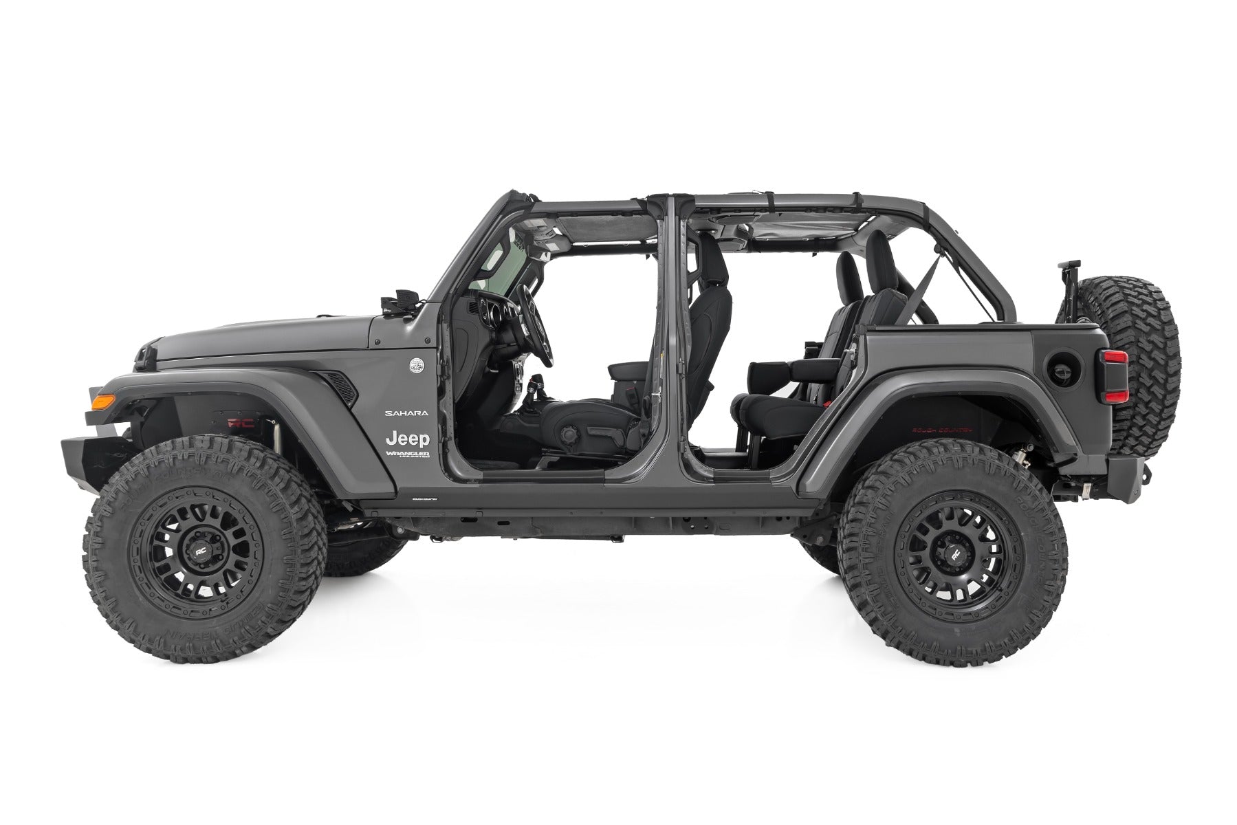 Trail Cladding | Rear Corners | Jeep Wrangler JL/Wrangler Unlimited (18-26) by Rough Country