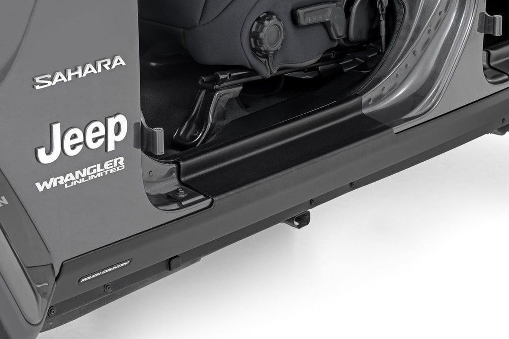 Trail Cladding | Rocker Sill Plates | Jeep Wrangler Unlimited 4WD (2018-2026) by Rough Country