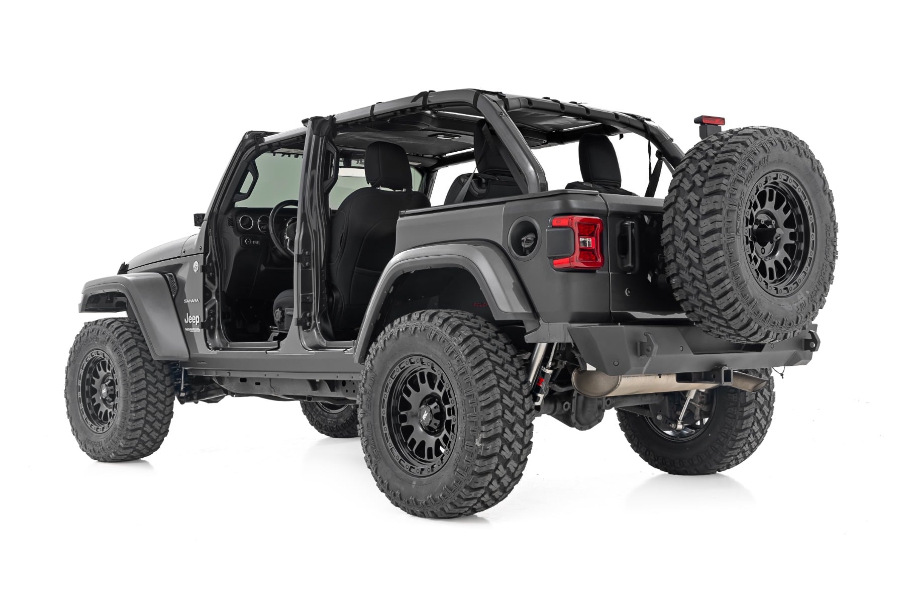 Trail Cladding | Rear Corners | Jeep Wrangler JL/Wrangler Unlimited (18-26) by Rough Country
