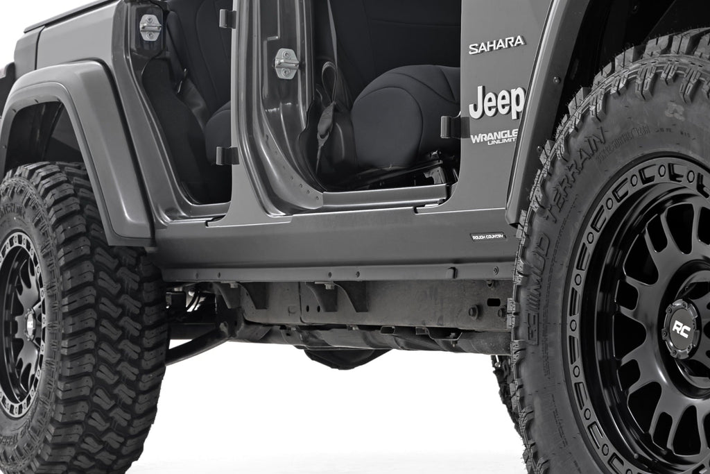 Trail Cladding | Rocker Sill Plates | Jeep Wrangler Unlimited 4WD (2018-2026) by Rough Country