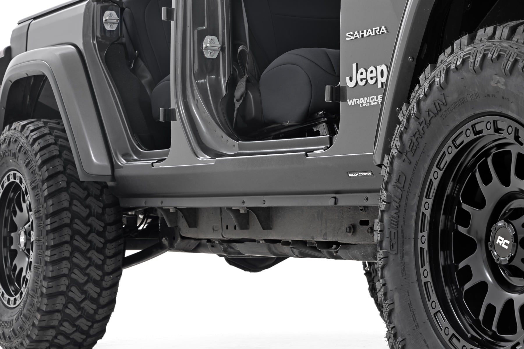 Trail Cladding | Rocker Sill Plates | Jeep Wrangler Unlimited 4WD (2018-2026) by Rough Country