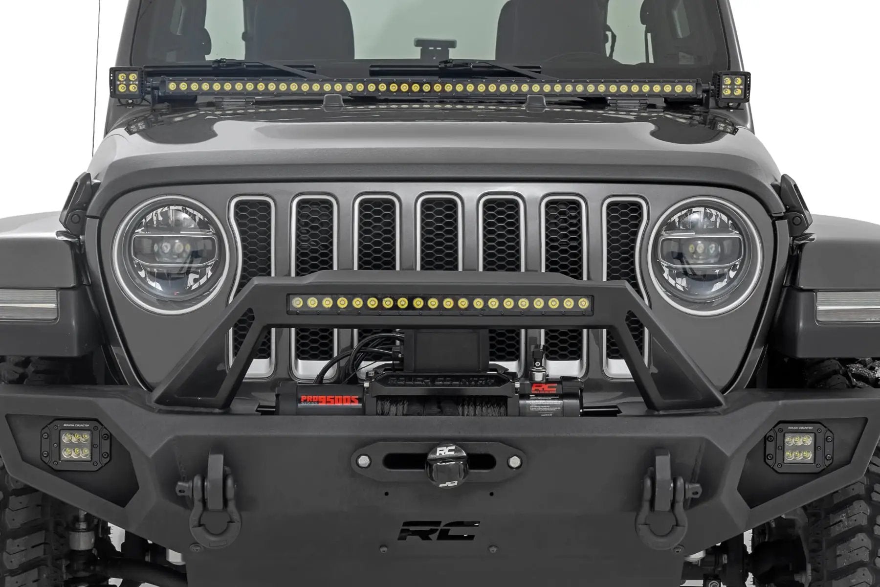 Hood Protector | Trail Cladding | Jeep Wrangler JL/Wrangler Unlimited (18-26) by Rough Country
