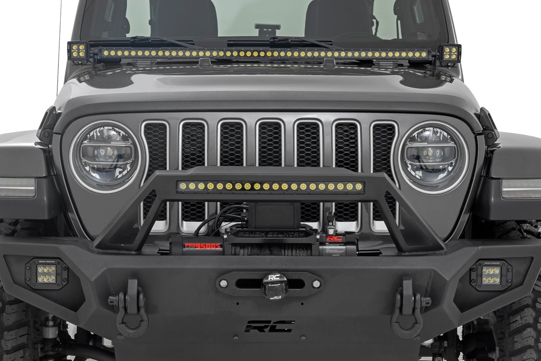Hood Protector | Trail Cladding | Jeep Wrangler JL/Wrangler Unlimited (18-26) by Rough Country
