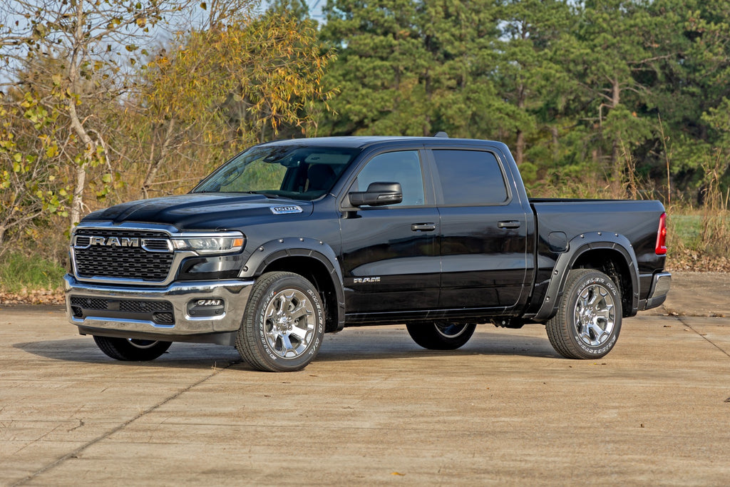 Defender Fender Flares | PW7 Bright White | Ram 1500 2WD/4WD (2025) by Rough Country