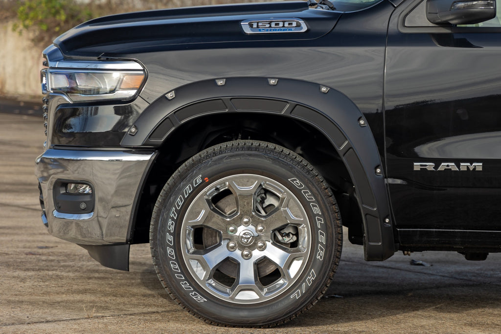 Defender Fender Flares | PW7 Bright White | Ram 1500 2WD/4WD (2025) by Rough Country