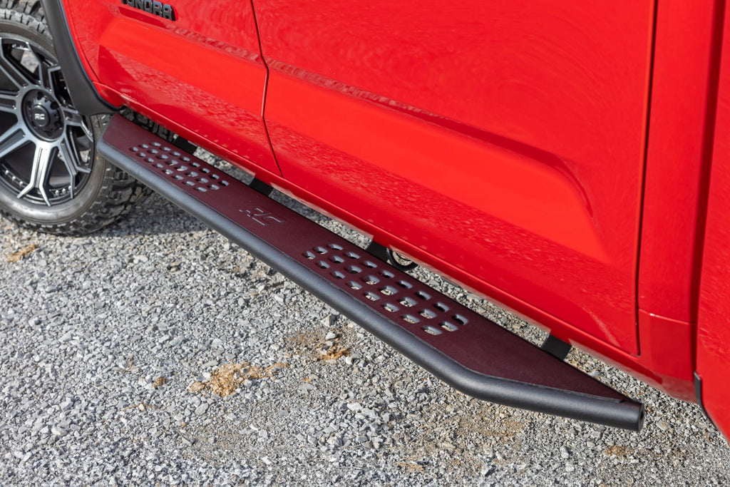 OV2 Running Boards | Side Step Bars | Crew Cab | Toyota Tundra 2WD/4WD (22-26) by Rough Country
