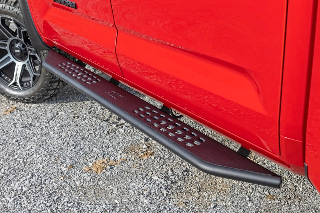 OV2 Running Boards | Side Step Bars | Crew Cab | Toyota Tundra 2WD/4WD (22-26) by Rough Country