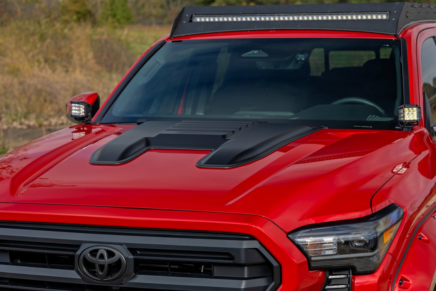 Hood Scoop | 202 Gloss Black | Toyota 4Runner (25-26)/Tacoma (24-26) by Rough Country
