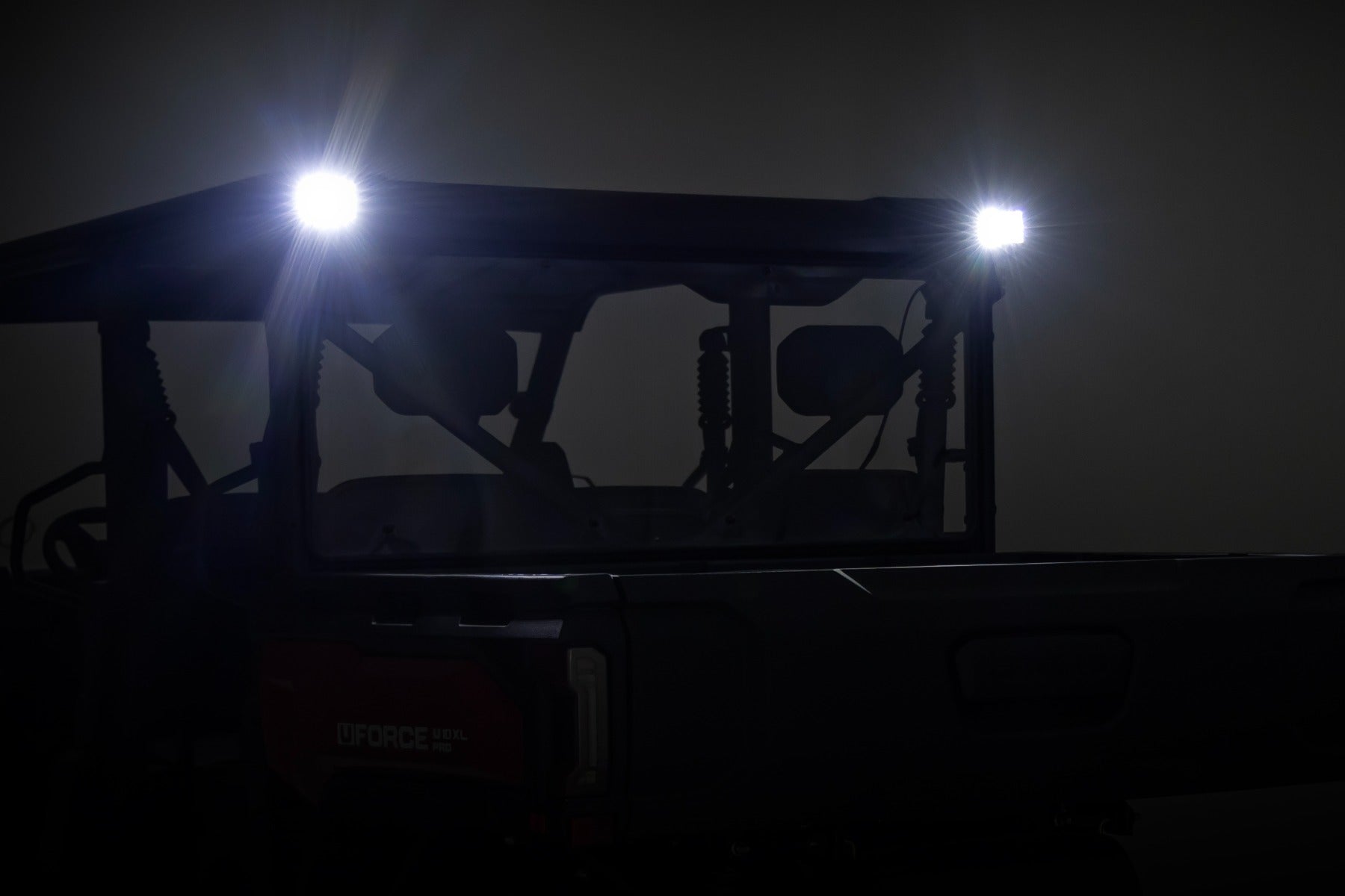 LED Light Kit | Rear Mount | 3" Chrome Pair | Wide Angle | CFMOTO UFORCE U10 Pro by Rough Country