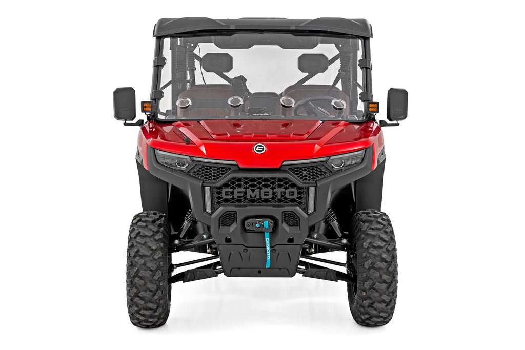 Vented Full Windshield | Scratch Resistant | CFMOTO UFORCE U10 Pro by Rough Country