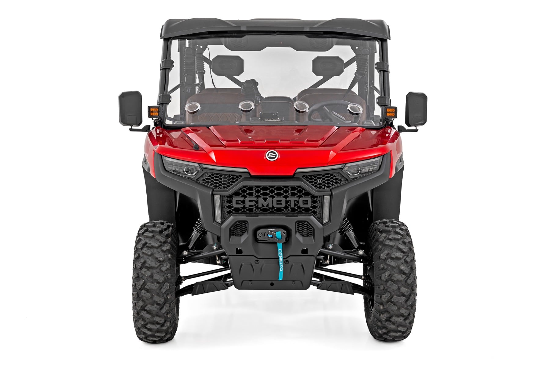 Vented Full Windshield | Scratch Resistant | CFMOTO UFORCE U10 Pro by Rough Country