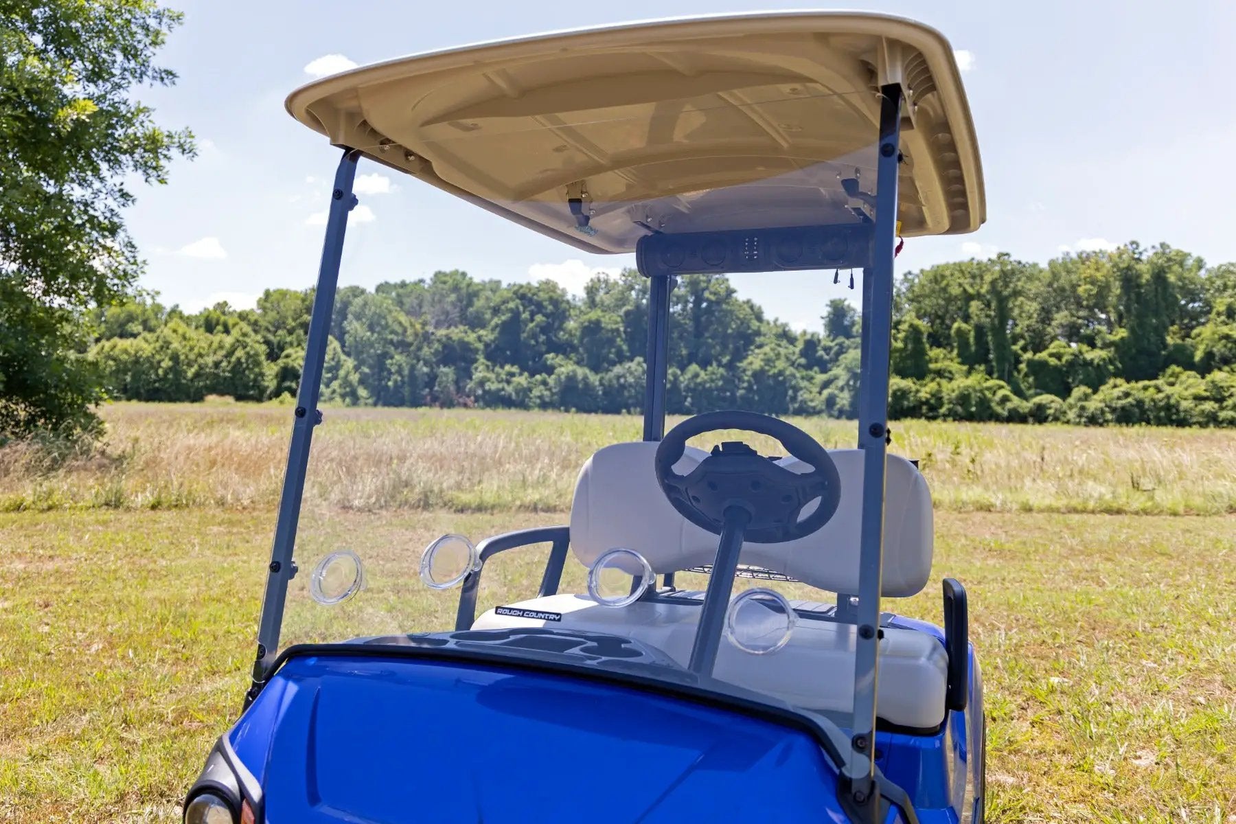 Vented Full Windshield | Scratch Resistant | Yamaha Drive2 by Rough Country