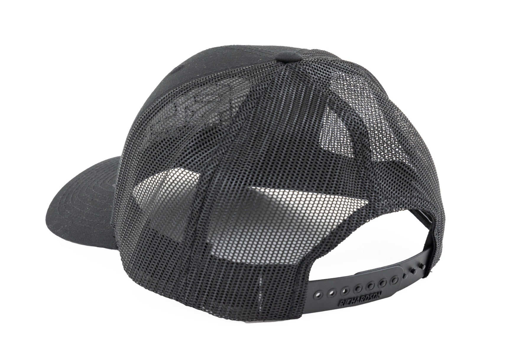 Rough Country Hat | Black Mesh | Rough Country Patch | Black/Black - Richardson 112 by Rough Country