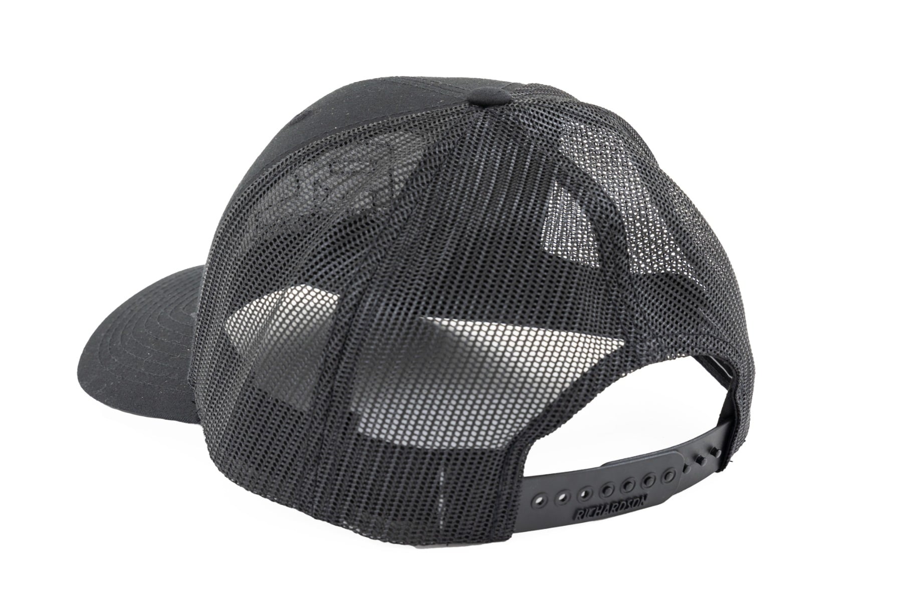 Rough Country Hat | Black Mesh | Rough Country Patch | Black/Black - Richardson 112 by Rough Country