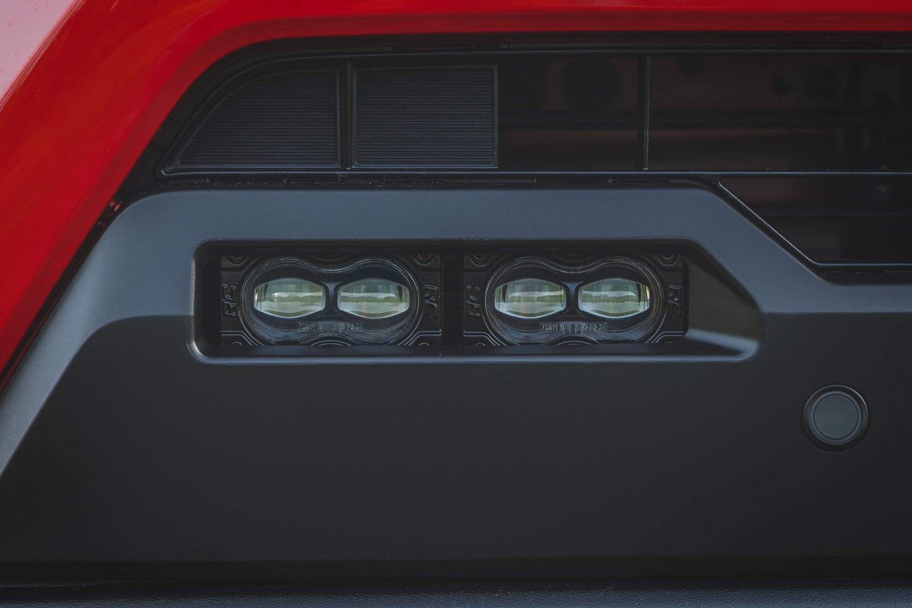 LED Fog Light Kit | 3x1.75 Inch Black Series Slim Aux | Toyota Tacoma (2024-2026) by Rough Country