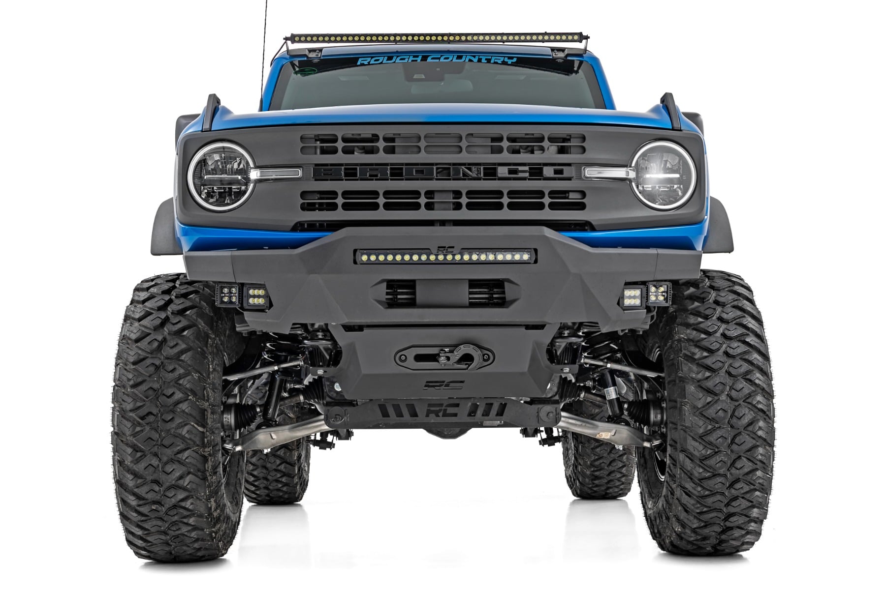 7 Inch Lift Kit | 4-Door Base | Ford Bronco 4WD (2021-2025) by Rough Country