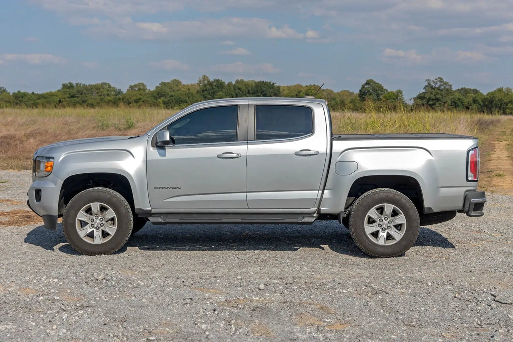 HD2 Aluminum Running Boards | Crew Cab | Chevy/GMC Canyon/Colorado (15-26) by Rough Country