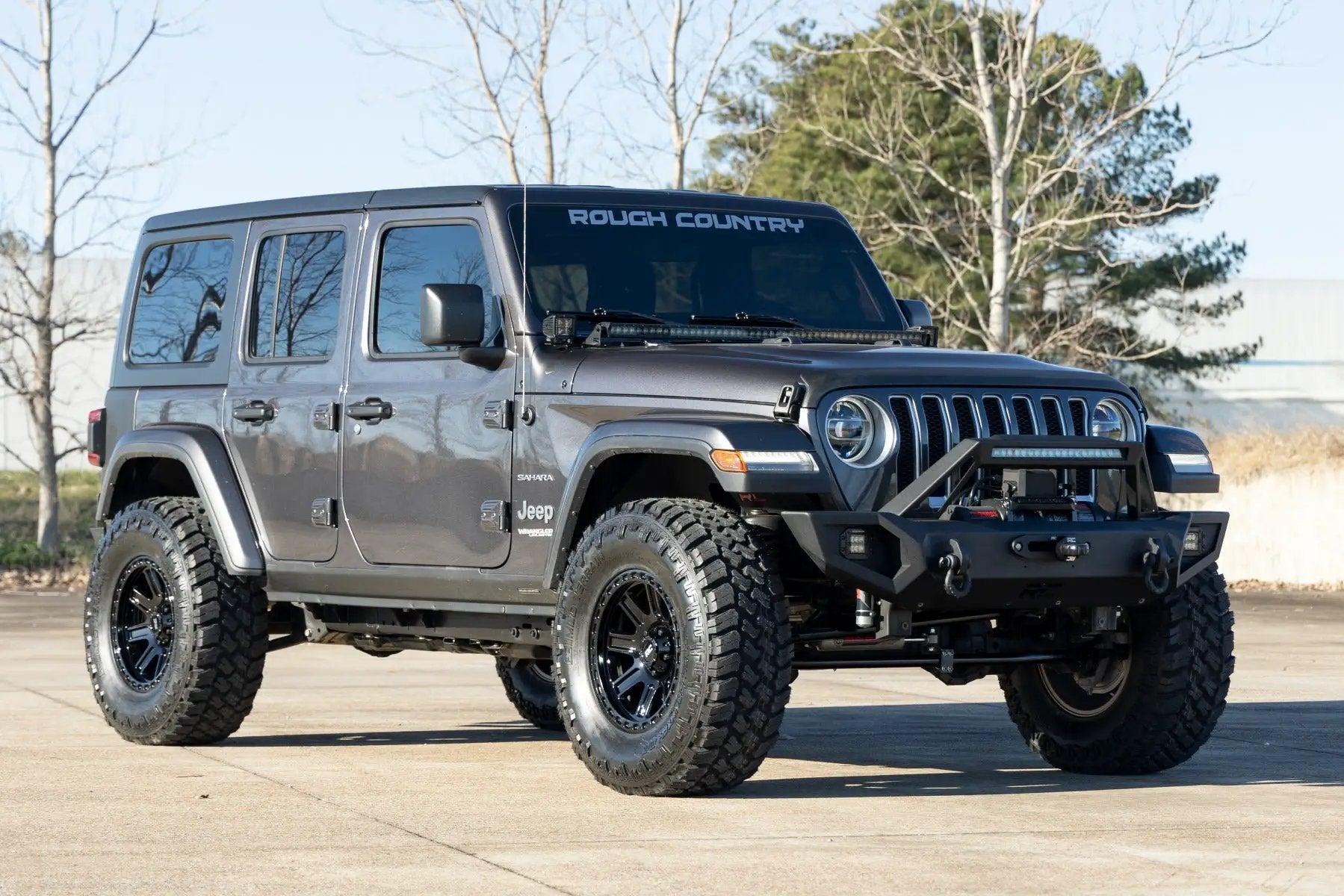 Rough Country 84 Series Wheel | Gloss Black | 17x8.5 | 5x5 | +0mm by Rough Country