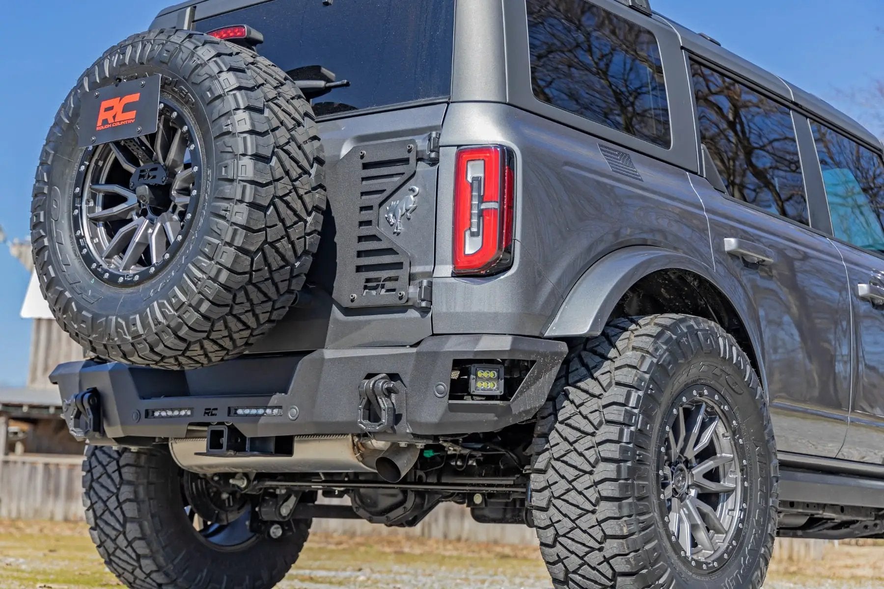 License Plate Relocation Bracket | Ford Bronco 4WD (2021-2026) by Rough Country