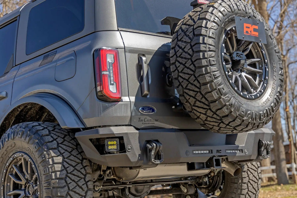 Rear Bumper | Black Series LED | 6" Pair | Slim Line | | Ford Bronco (21-26) by Rough Country
