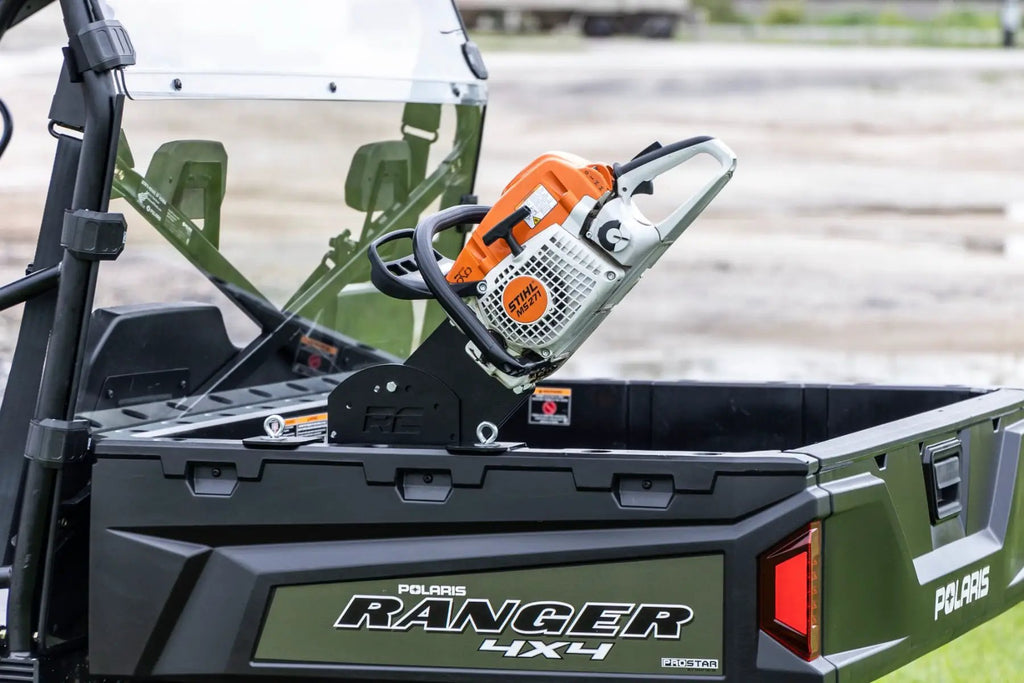 Chainsaw Carrier | Bed Side Mount | Multiple Makes & Models (Polaris/Can-Am) by Rough Country