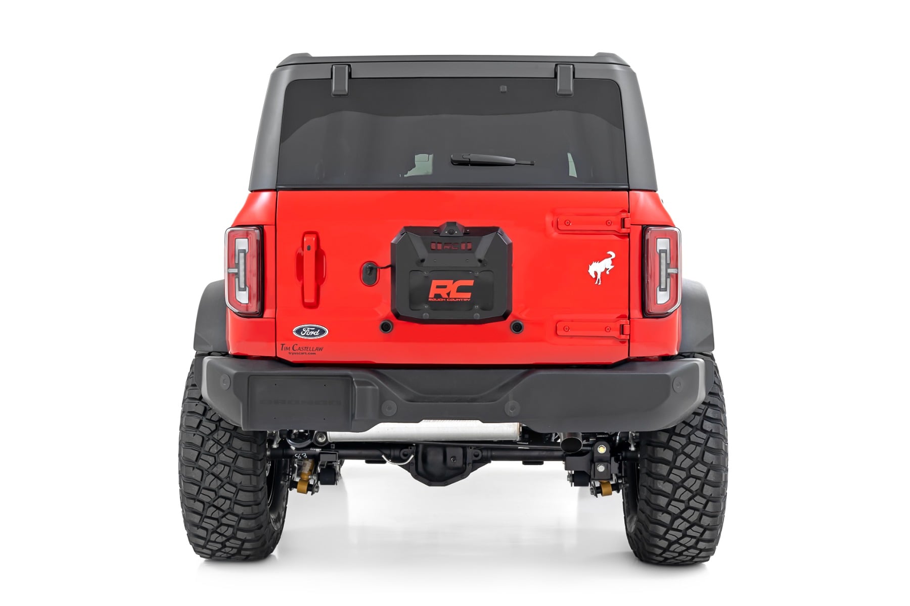 Spare Tire Carrier Delete Kit | Ford Bronco 4WD (2021-2026) by Rough Country
