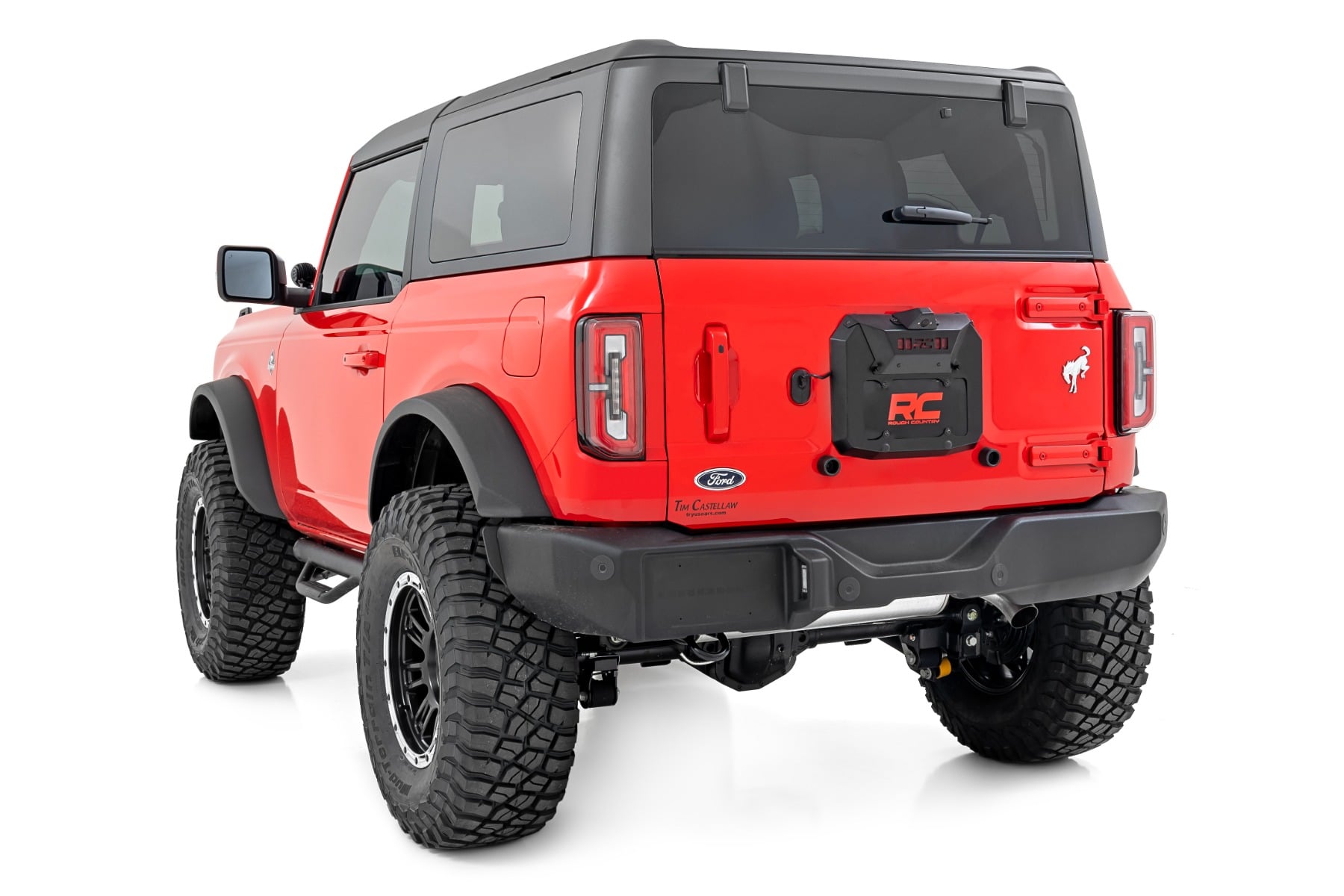 Spare Tire Carrier Delete Kit | Ford Bronco 4WD (2021-2026) by Rough Country