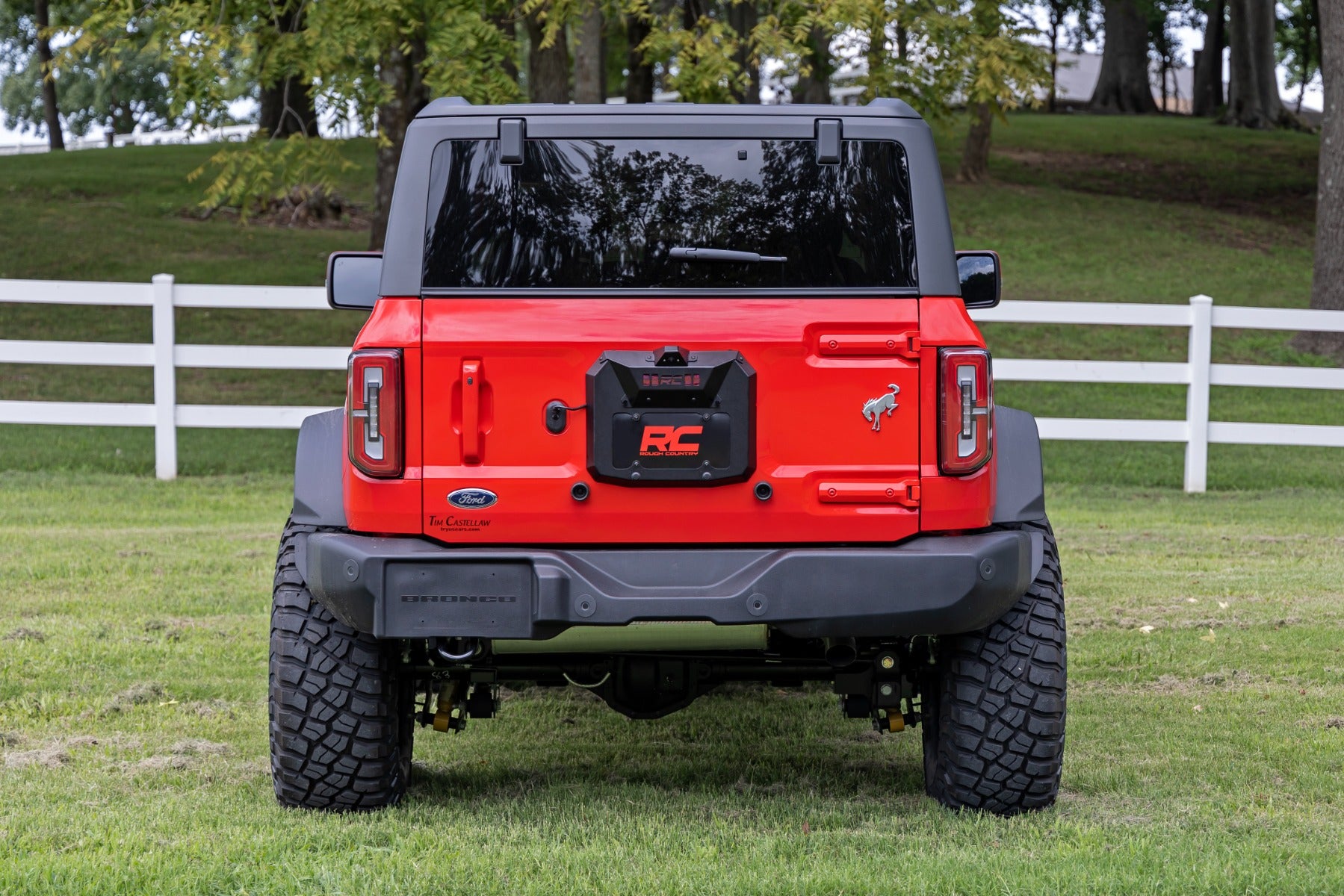 Spare Tire Carrier Delete Kit | Ford Bronco 4WD (2021-2026) by Rough Country