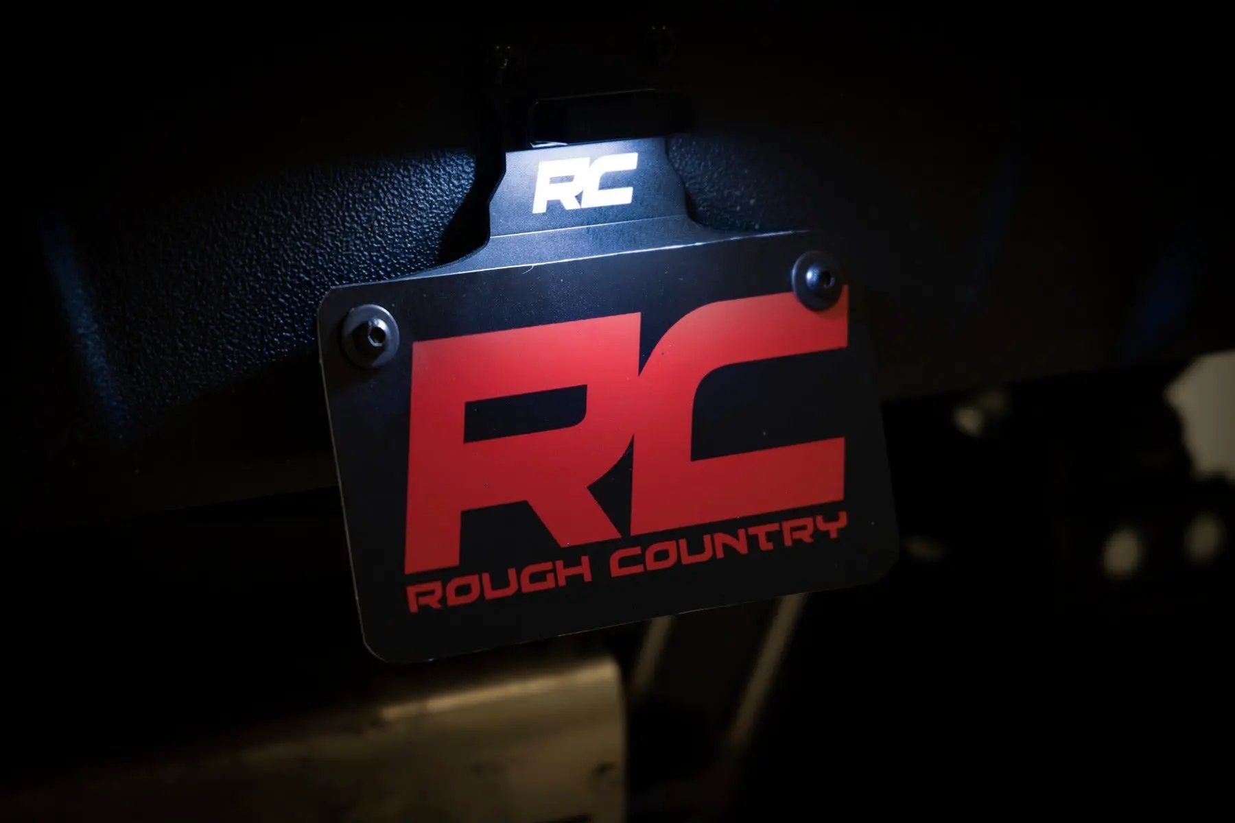 Universal License Plate Bracket | LED Lighted by Rough Country