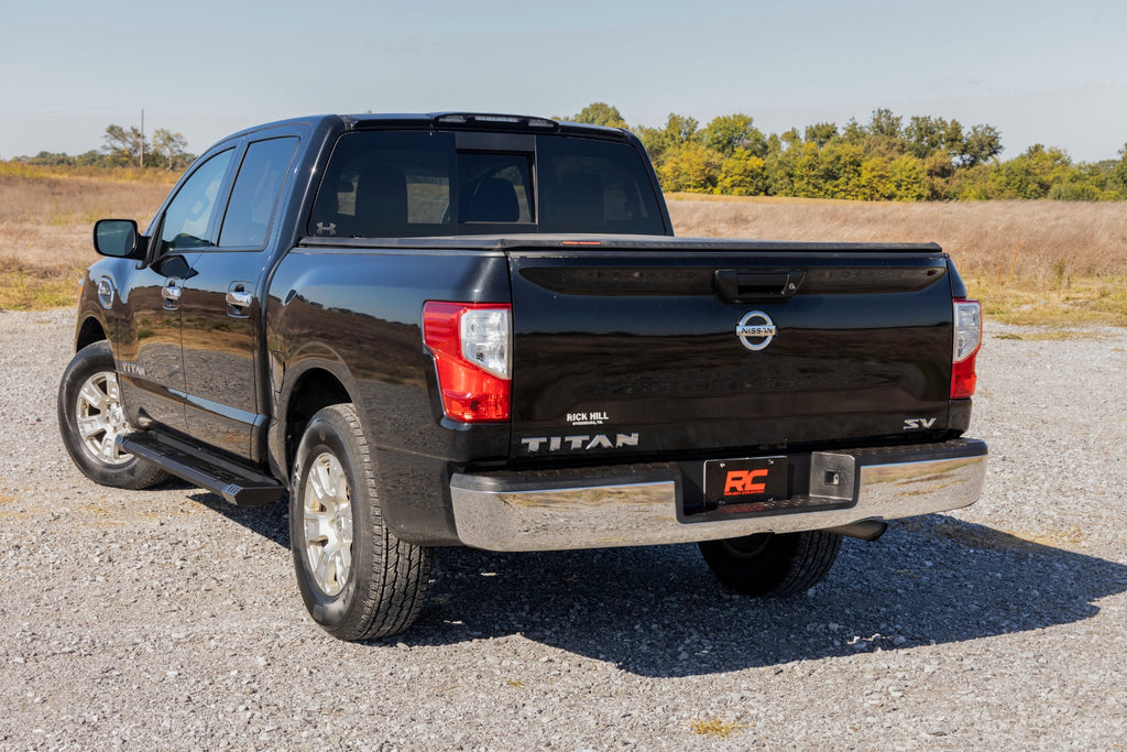 HD2 Aluminum Running Boards | Crew Cab | Nissan Titan 2WD/4WD (2004-2024) by Rough Country