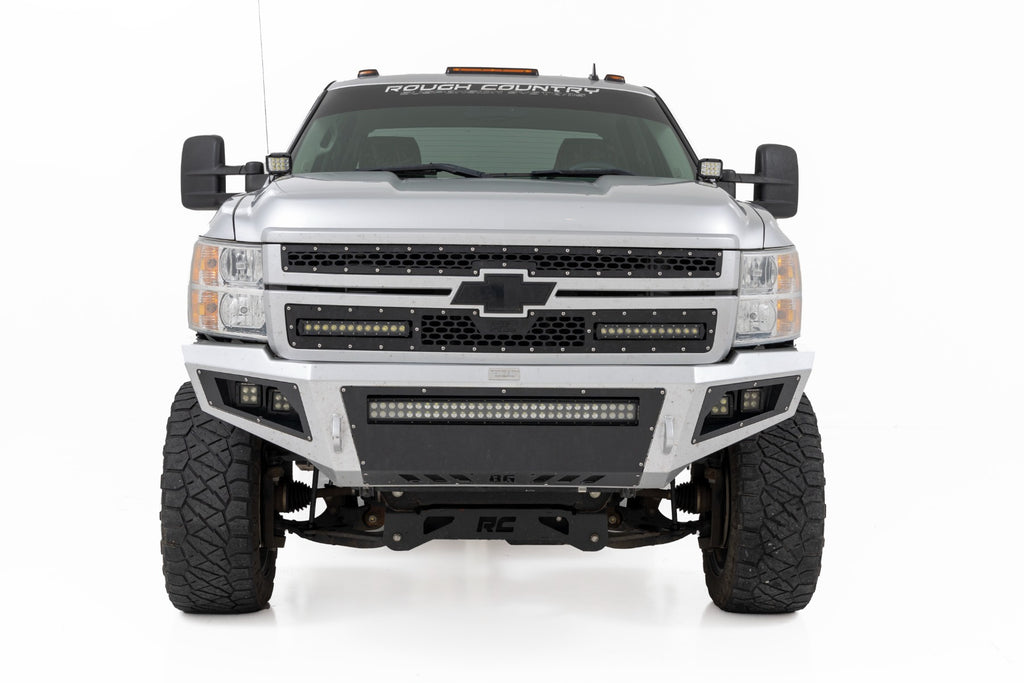 LED Light Kit | Ditch | 2" Spectrum Pair | Spot | Chevy 1500 & Chevy/GMC 2500HD/3500HD (07-14) by Rough Country