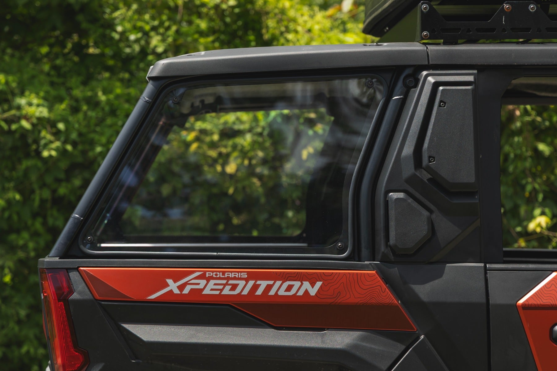 Bed Side Rear Windows | Scratch Resistant | Polaris XPEDITION ADV 5 by Rough Country