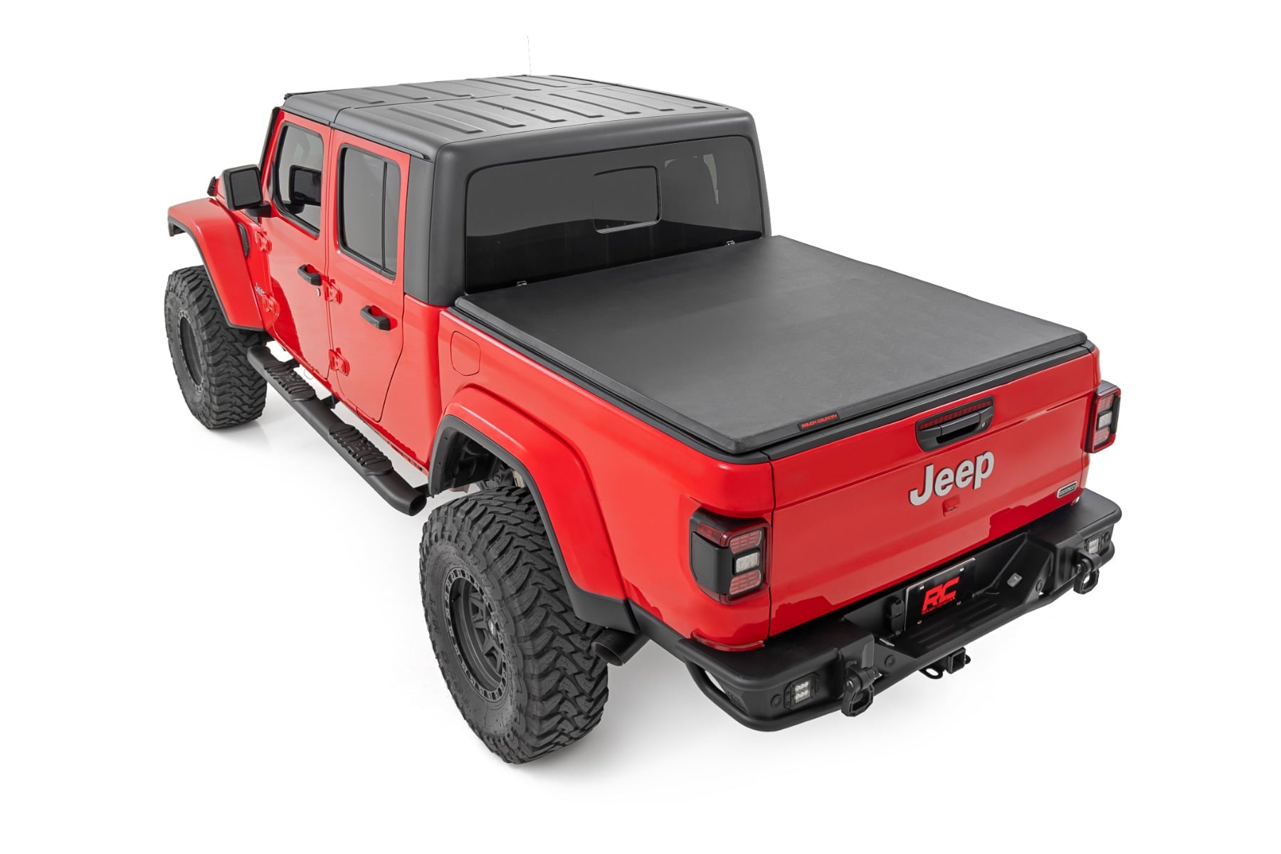 Soft Tri-Fold Bed Cover | 5' Bed | Jeep Gladiator JT 4WD (2020-2026) by Rough Country