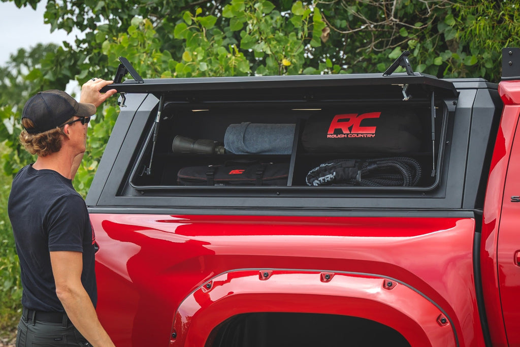 Bed Cap Side Shelf Storage Bin | Passengers Side | Toyota Tacoma (24-26) by Rough Country